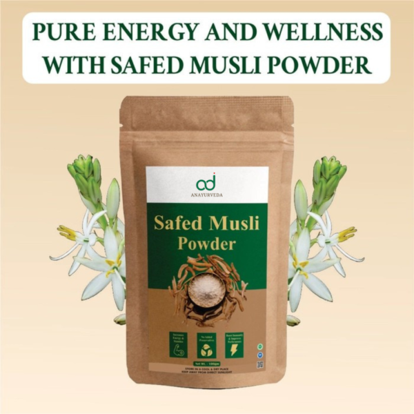 Safed Musli Powder - Energy & Wellness